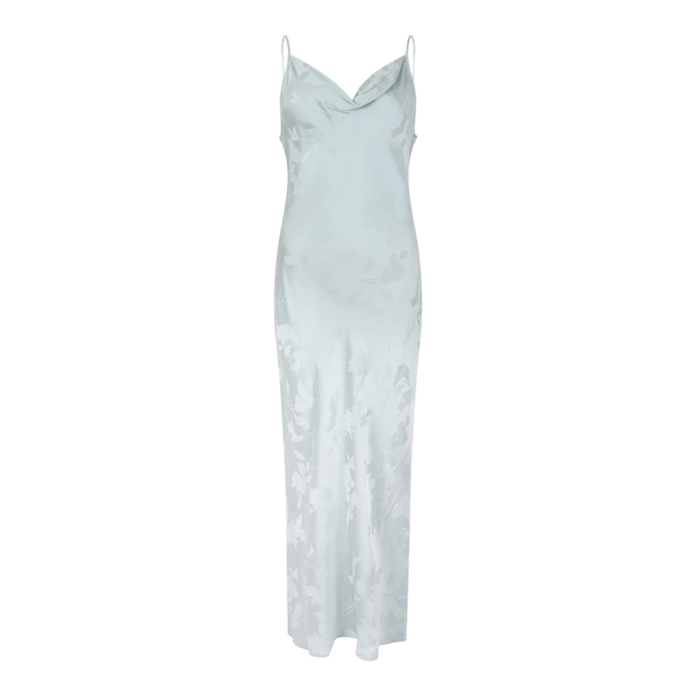 Calvin Klein Women's Green Satin Slip Dress - Maxi Dresses - Xs - Dresses