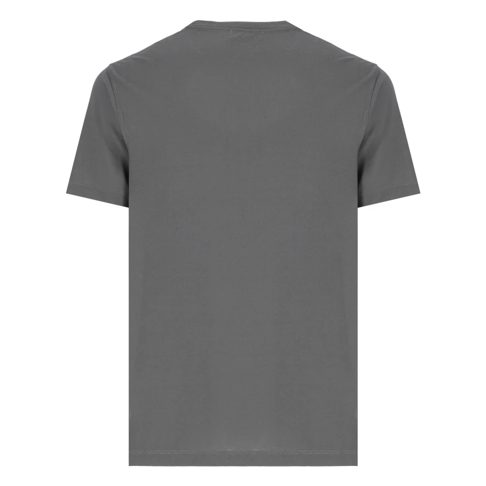 Zanone Grijze Katoenen T-shirt en Polo Gray Heren