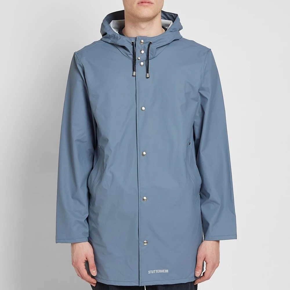 Stutterheim Lichtgewicht Ash Blauwe Regenjas Blue Heren