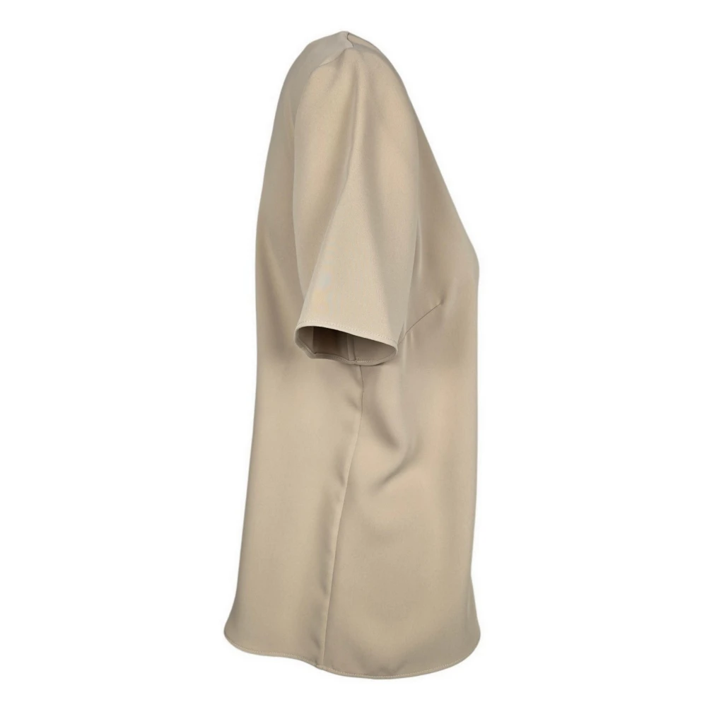 P.a.r.o.s.h. Zandtop met korte mouwen Beige Dames