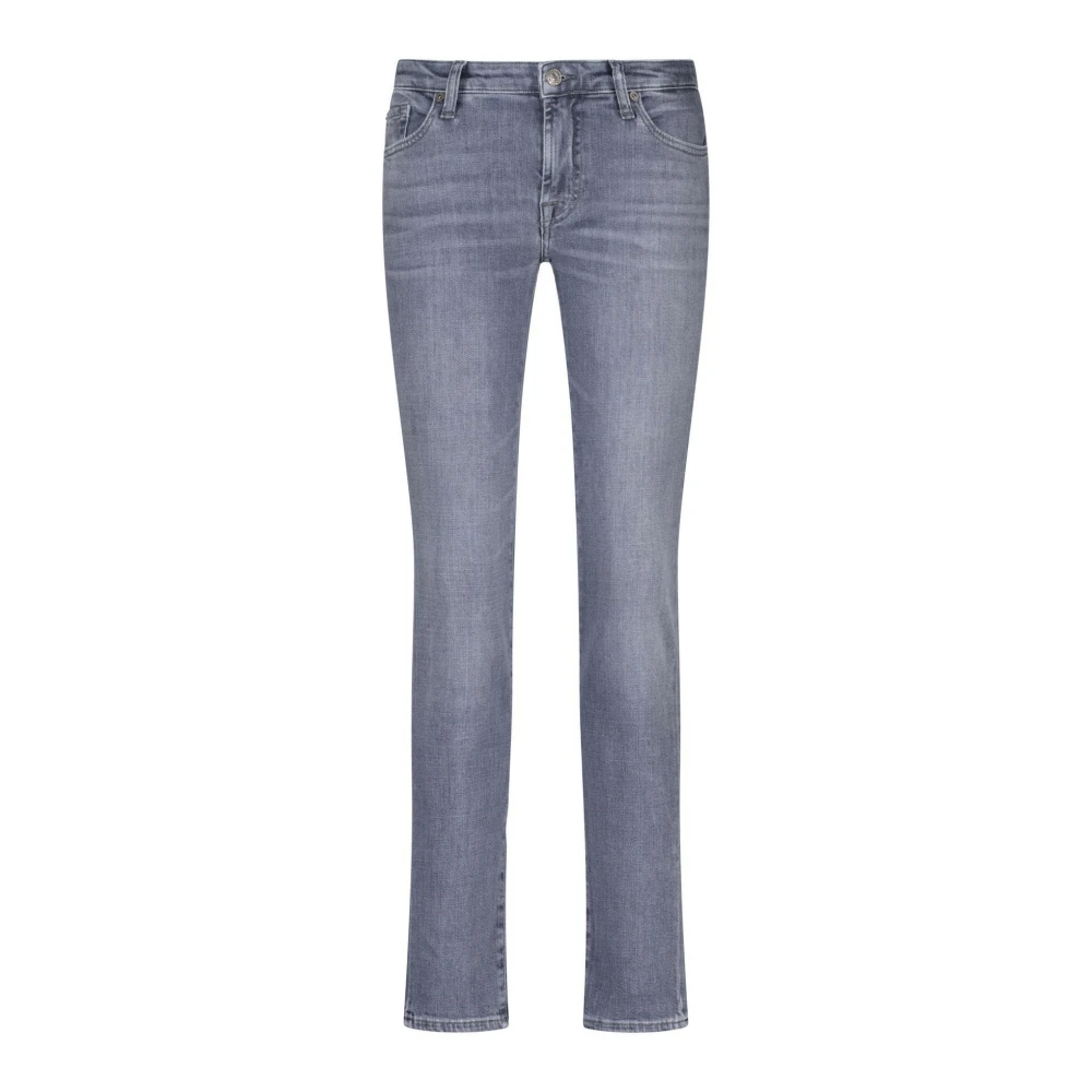 7 For All Mankind Slim Fit Jeans Pyper Gray Dames