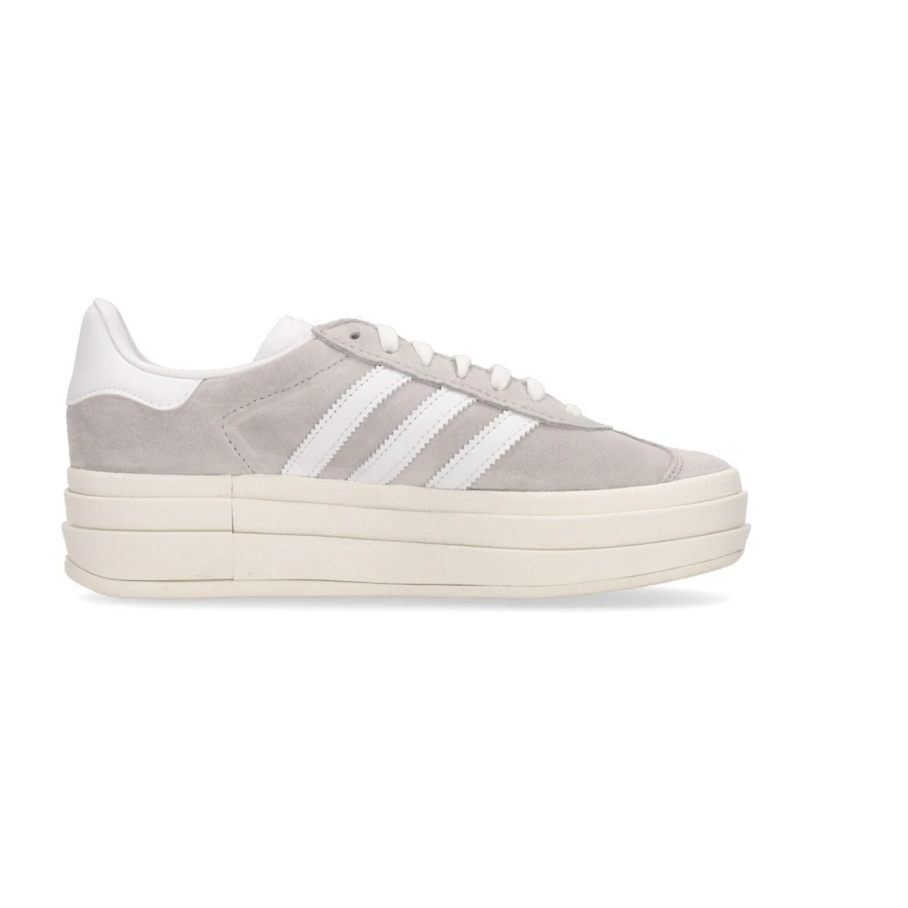 Adidas Women's Gray Bold Low `S Sneaker - Skateboarding - 7 2/3 Uk - Sport