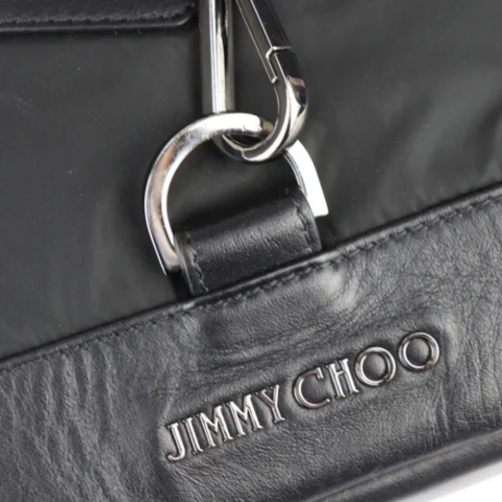 Jimmy Choo Pre-owned Leather shoulder-bags Black Dames