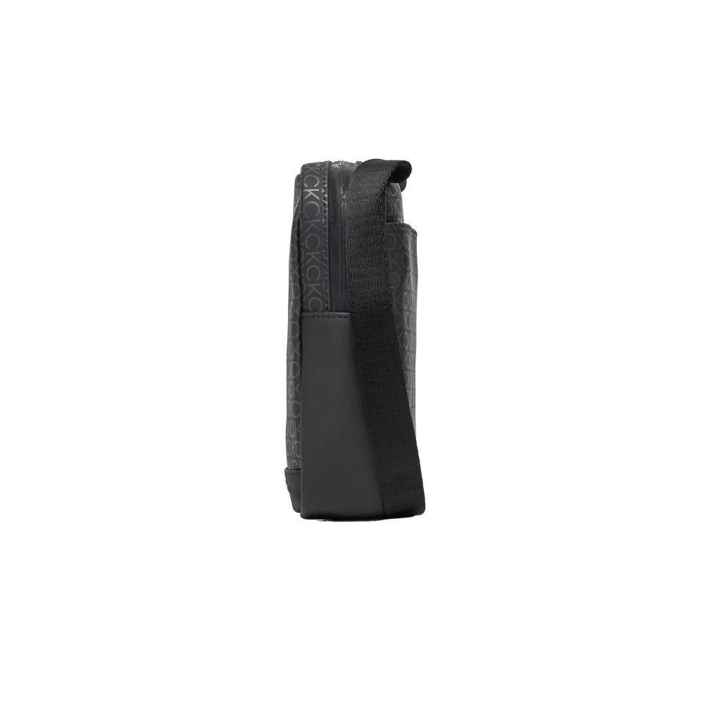 Calvin Klein Stijlvolle schoudertas met ritssluiting Black Heren