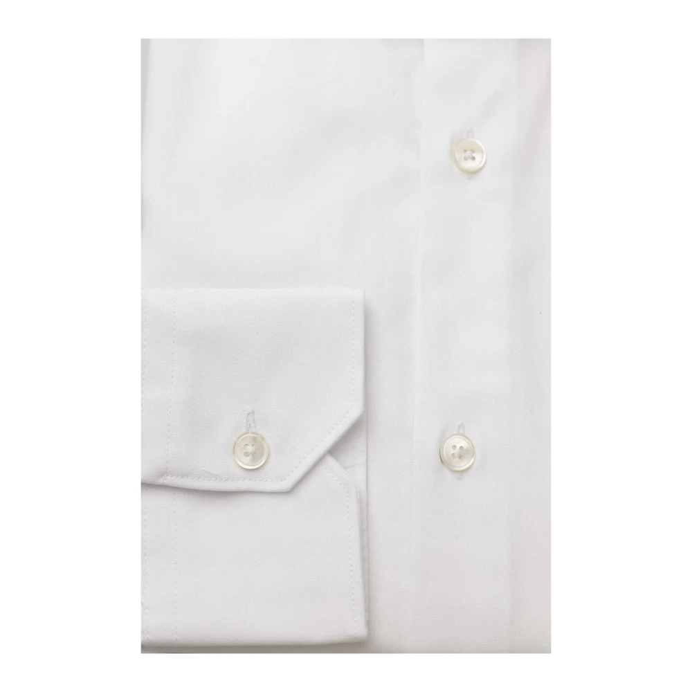 Bagutta Formele Franse Kraag Shirt White Heren