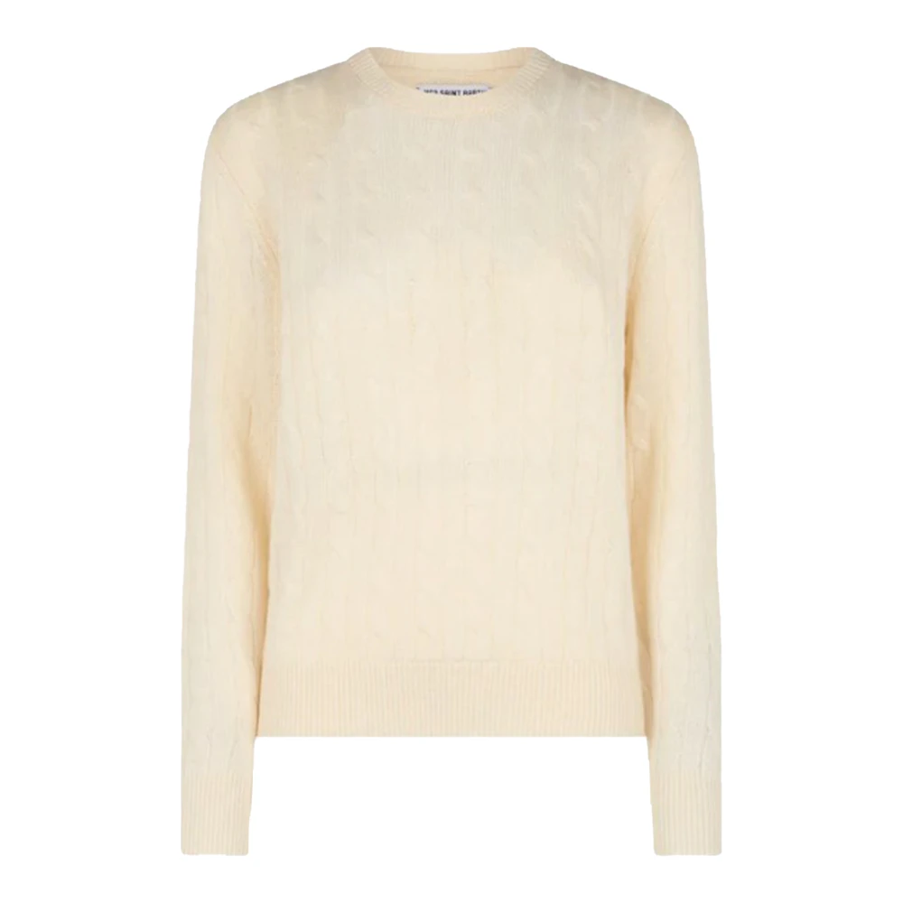 MC2 Saint Barth Luxe Cashmere Sweater Wit White Dames