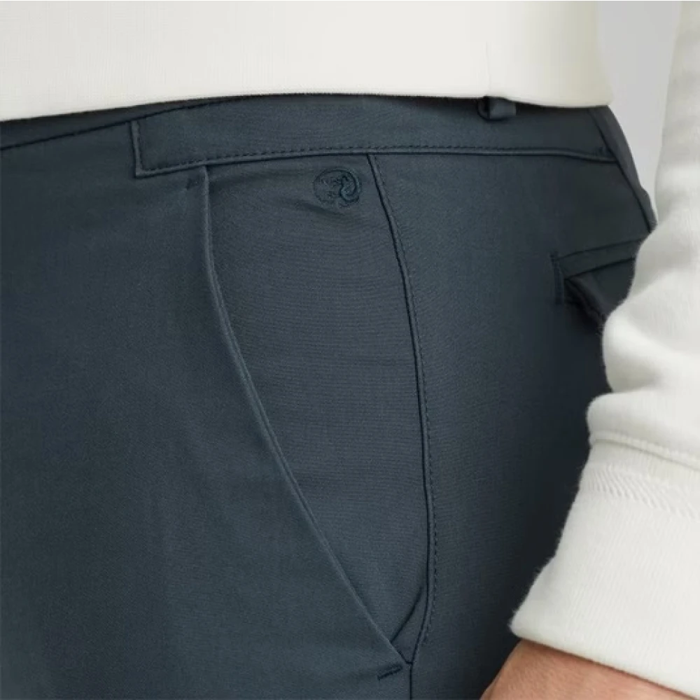 Cast Iron Moderne Slim Fit Chino Broek Blue Heren