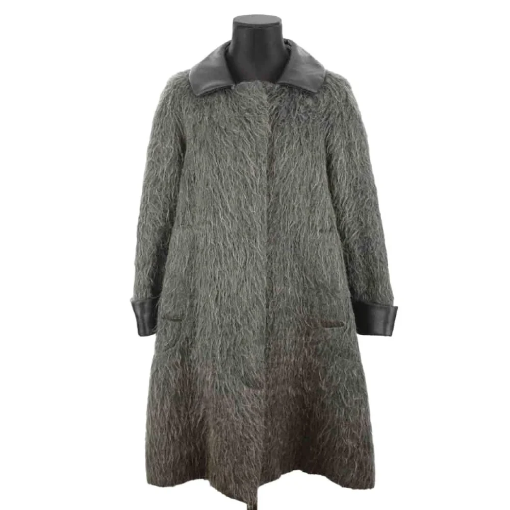 Marc Jacobs Pre-owned Fabric outerwear Gray Dames