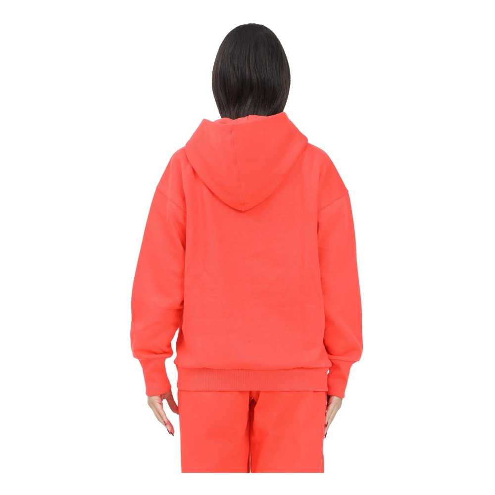 Adidas Fluo Hoodie Sweater Alle Seizoenen Vrouwen Red Dames