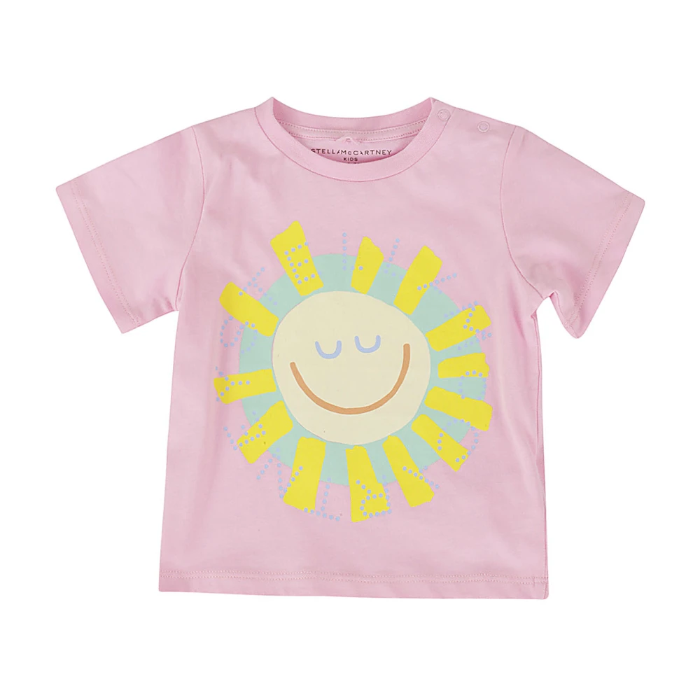 Stella Mccartney Casual Katoenen T-shirt Pink Unisex