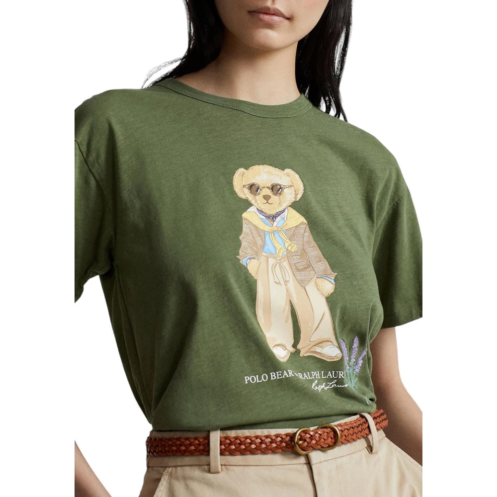 Polo Ralph Lauren Tuinpad Beer T-Shirt Green Dames
