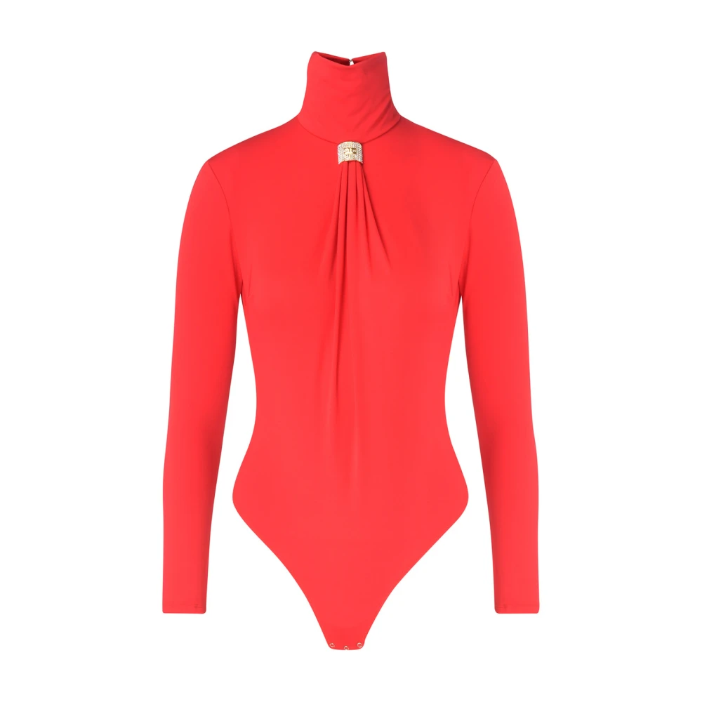 Elisabetta Franchi Rode Passie Body Red Dames