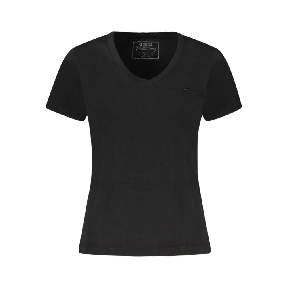 Guess Zwarte Katoenen Tops & T-Shirt Black Dames