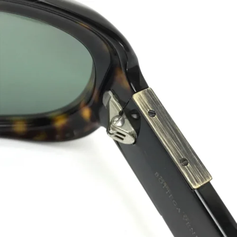 Bottega Veneta Vintage Pre-owned Fabric sunglasses Brown Dames