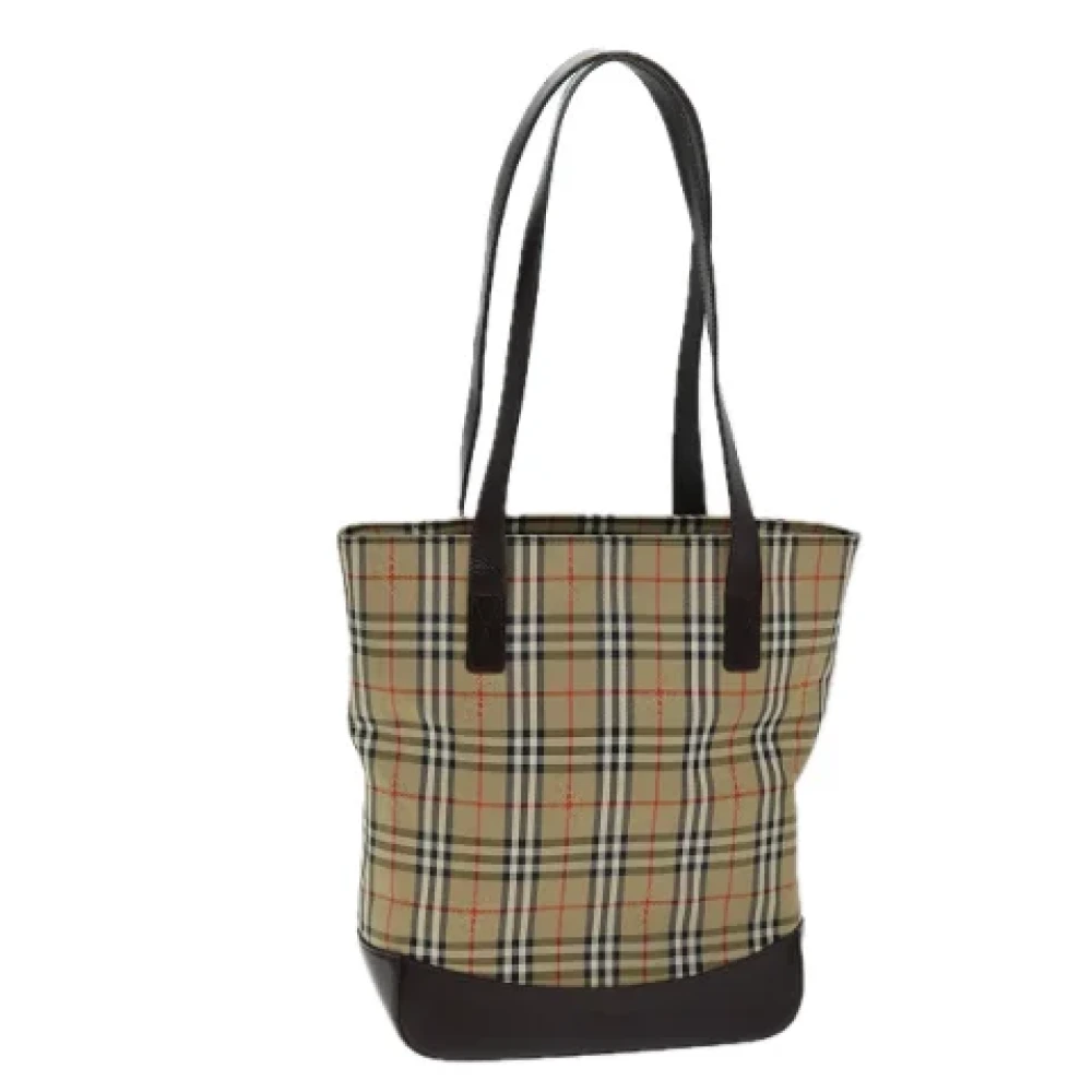 Burberry Vintage Pre-owned Canvas totes Beige Dames