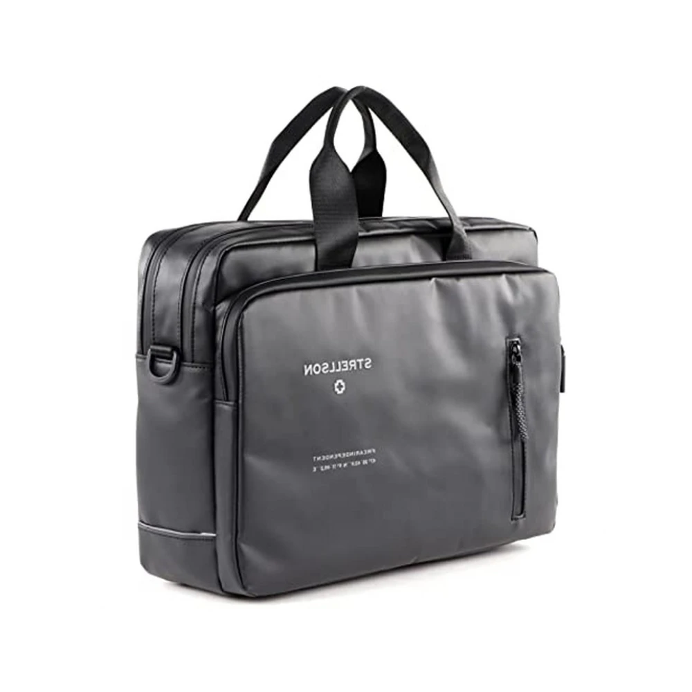 Strellson Stockwell 2.0 Aktetas in Zwart Black Unisex