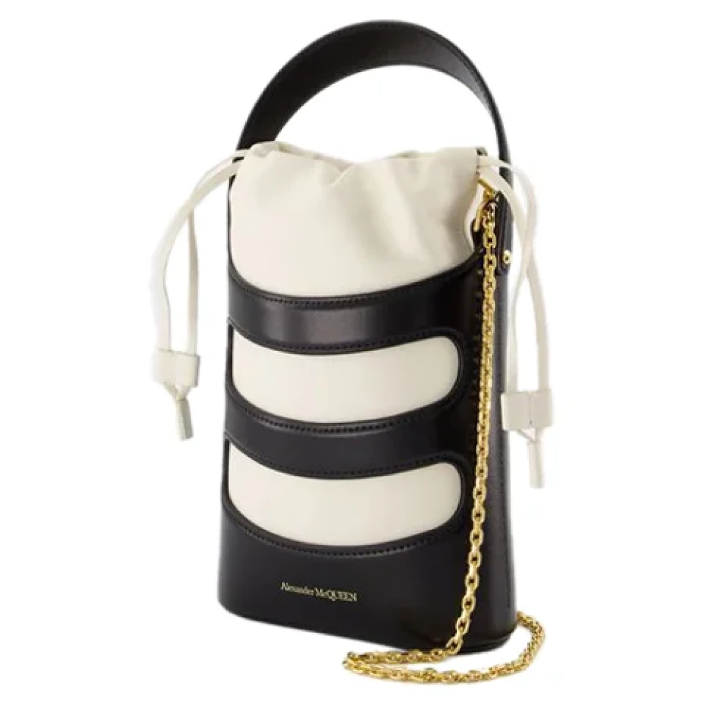 alexander mcqueen Leather shoulder-bags Black Dames