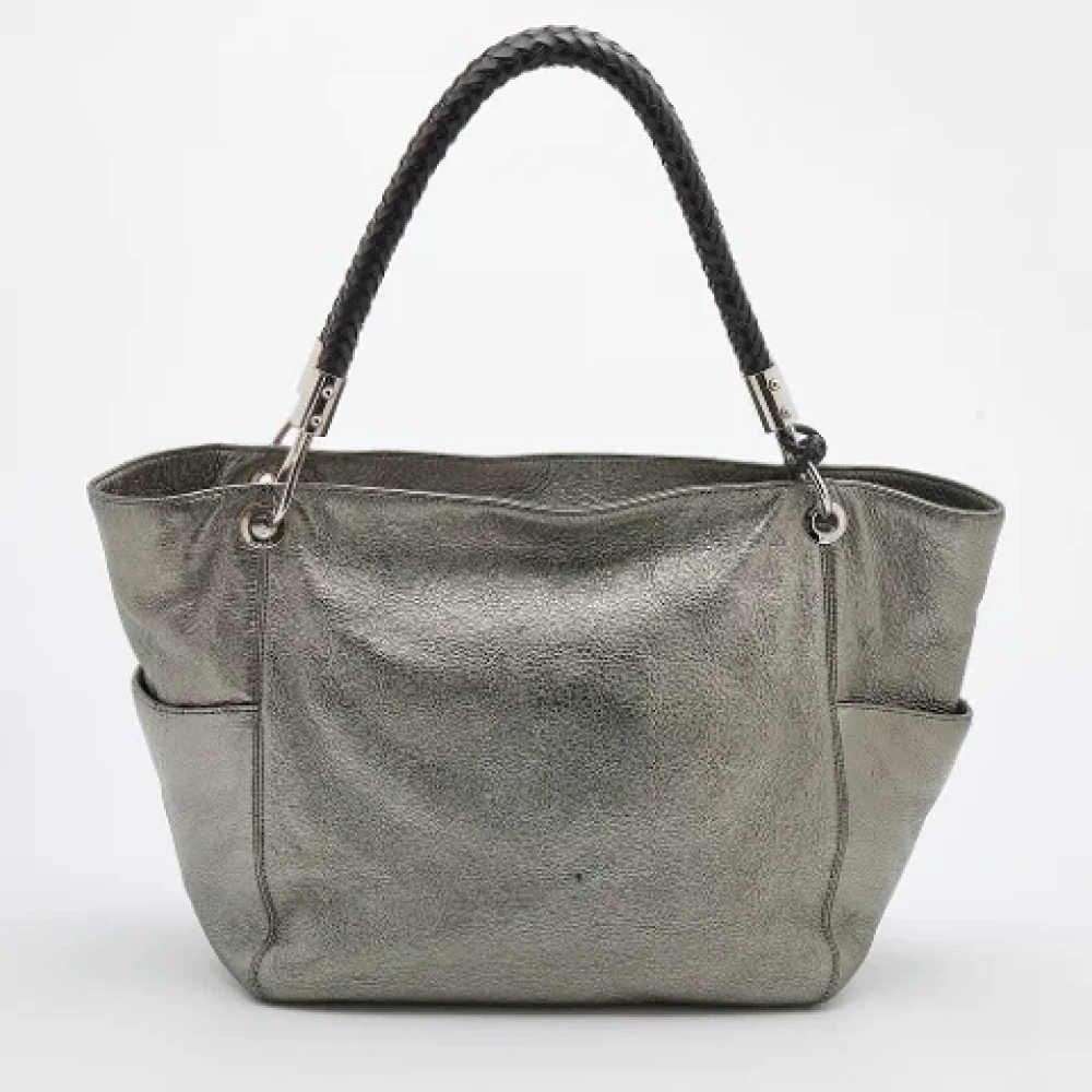 Michael Kors Pre-owned Leather totes Gray Dames