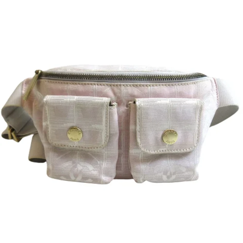 Chanel Vintage Pre-owned Canvas chanel-bags Pink Dames
