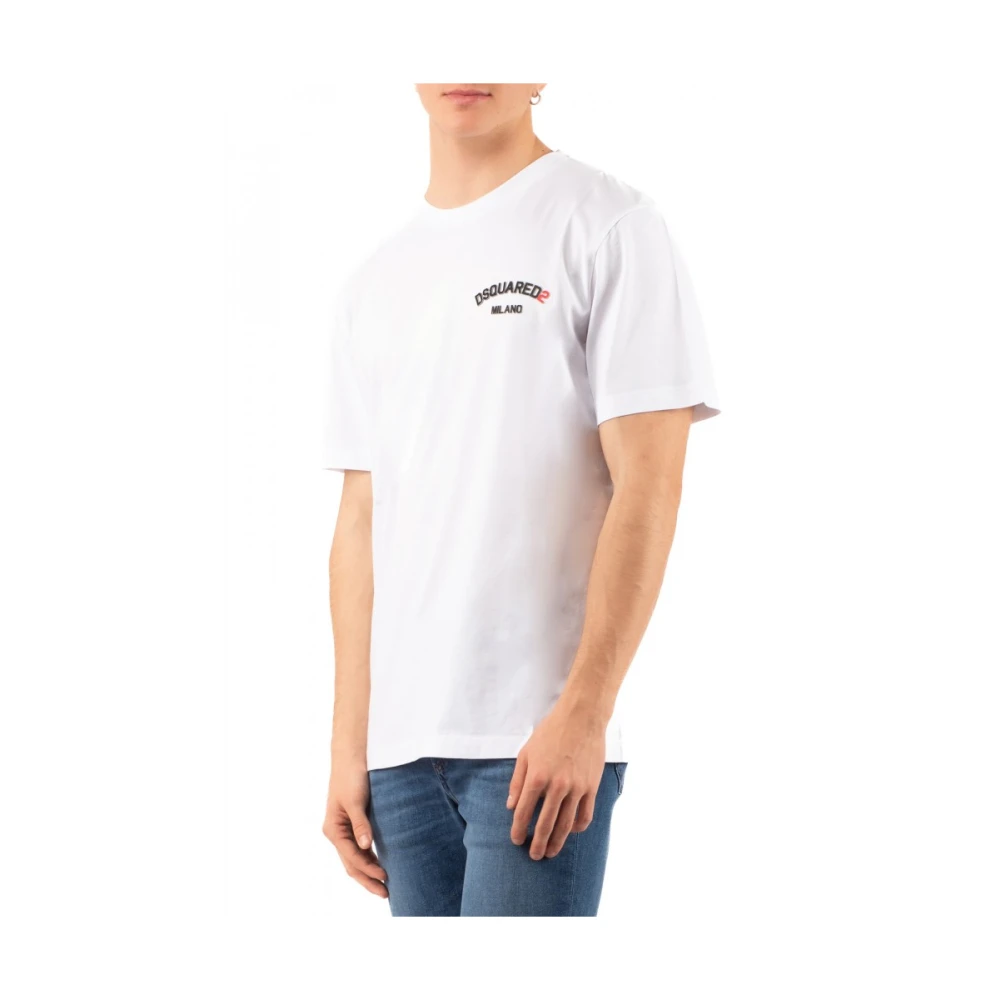 Dsquared2 Casual Katoenen T-shirt White Heren