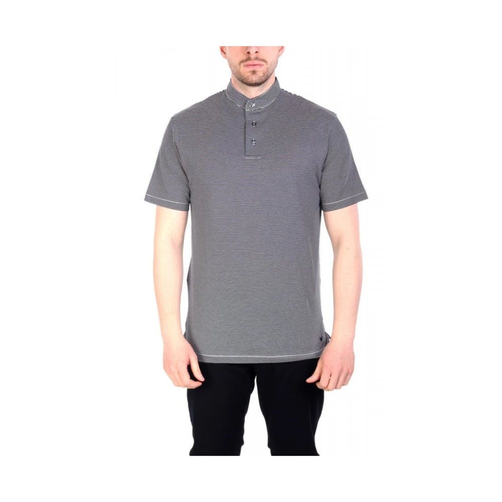 Emporio Armani Grå Polo Mao