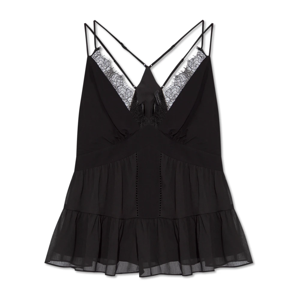 AllSaints Top Rowen Black Dames