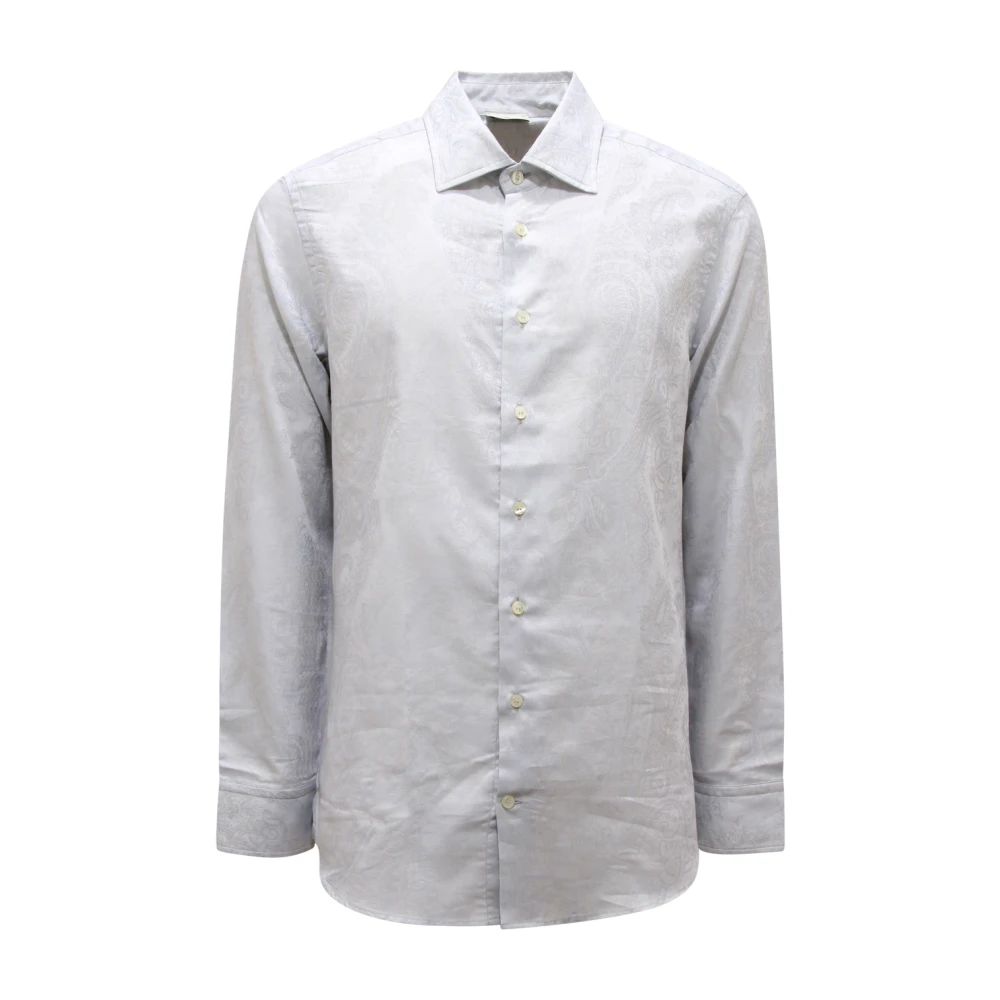 Etro Homme Bleu Chemises, Taille: M Chemise Texturée