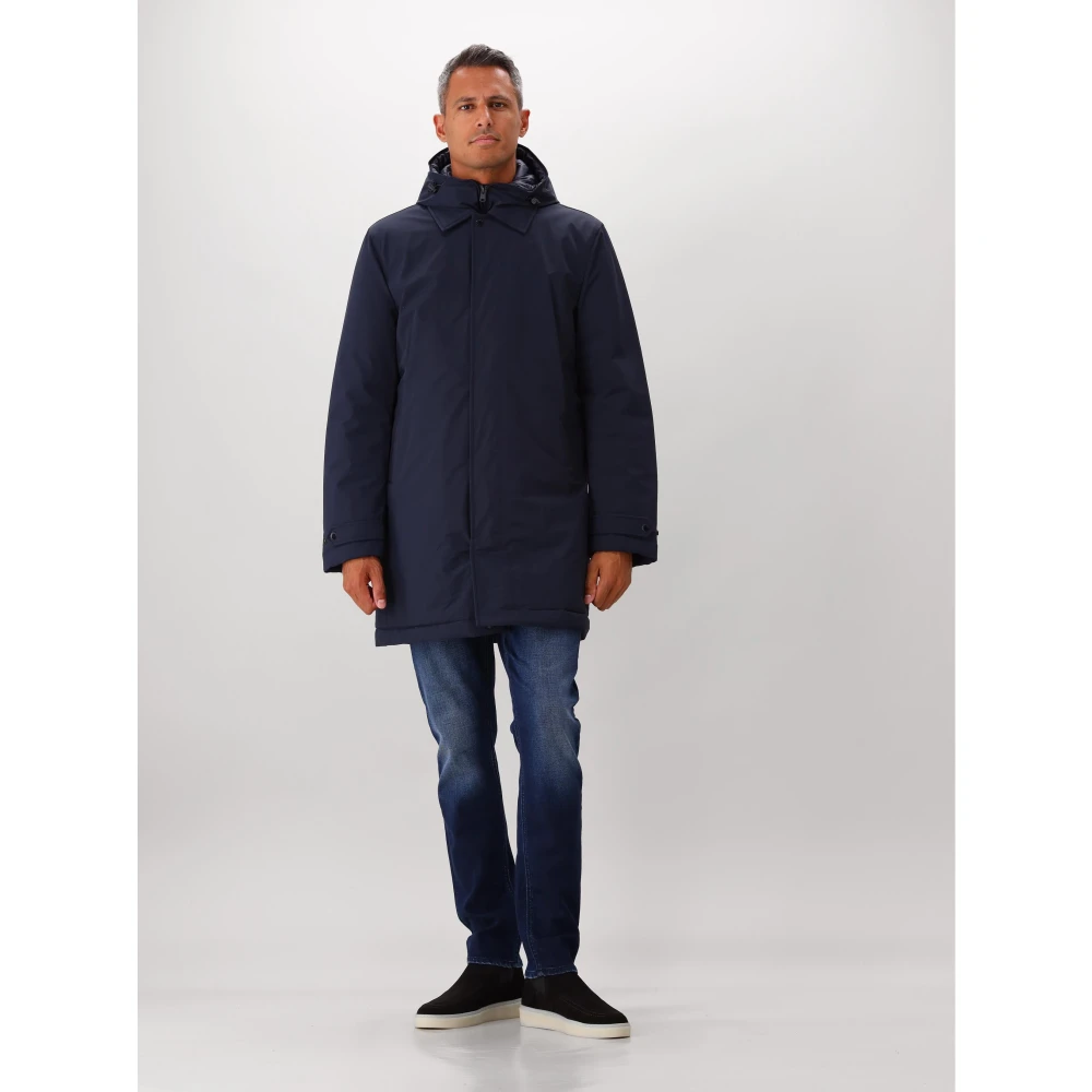 Woolrich Blauwe 2in1 Carcoat Parka Blue Heren