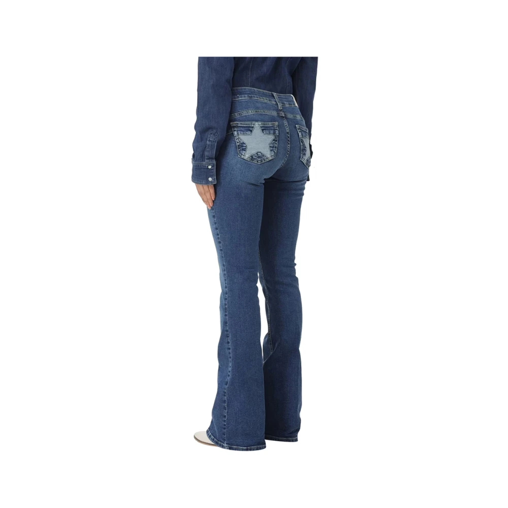 Liu Jo Blauwe Trendy Jeans Blue Dames