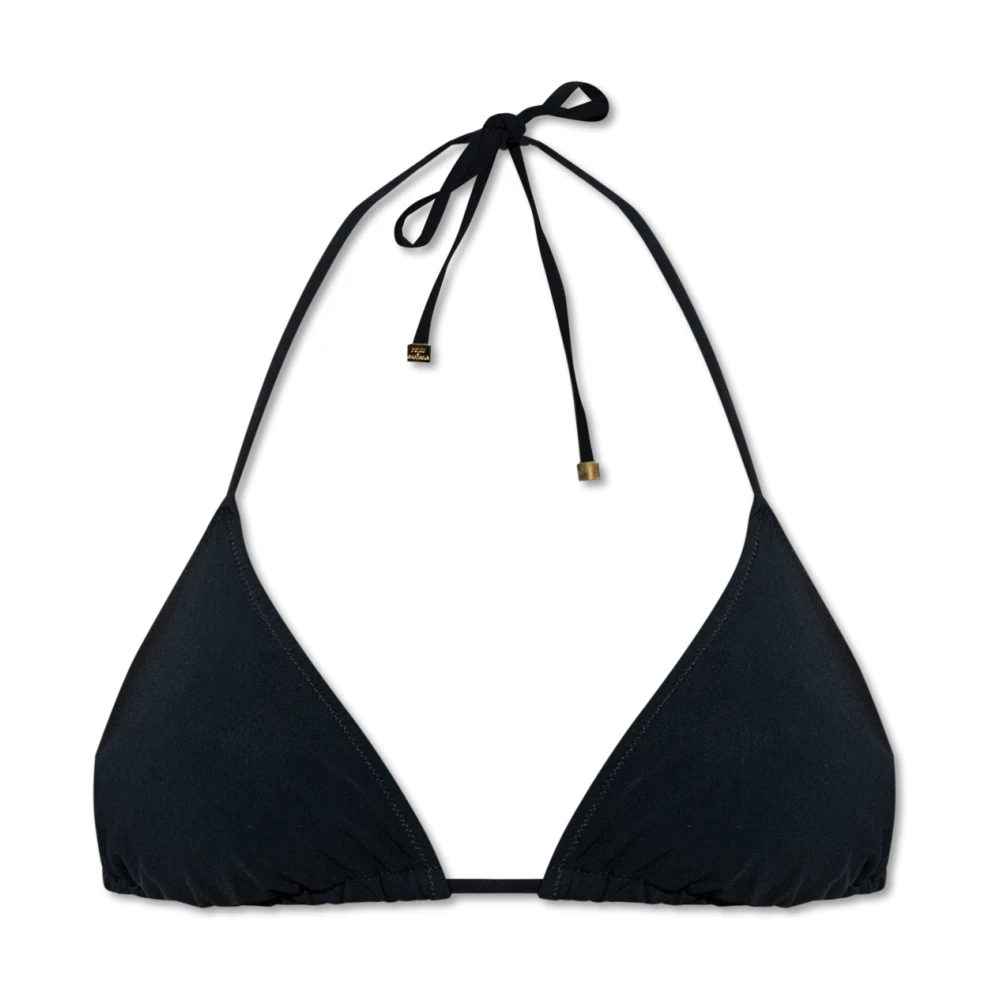 Dolce & Gabbana Zwarte driehoekige bikini top Black Dames