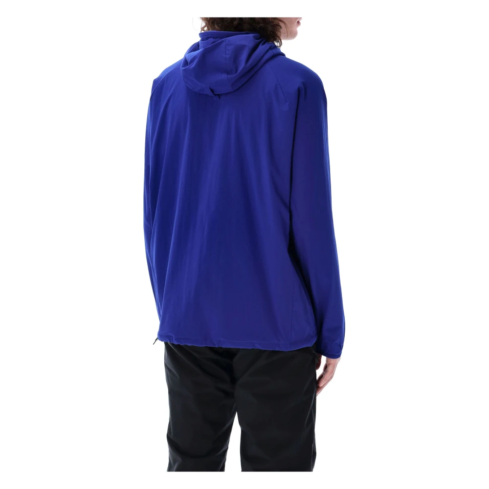 Snow Peak Blauwe Geïsoleerde Jas Capuchon Ritszakken Blue Heren