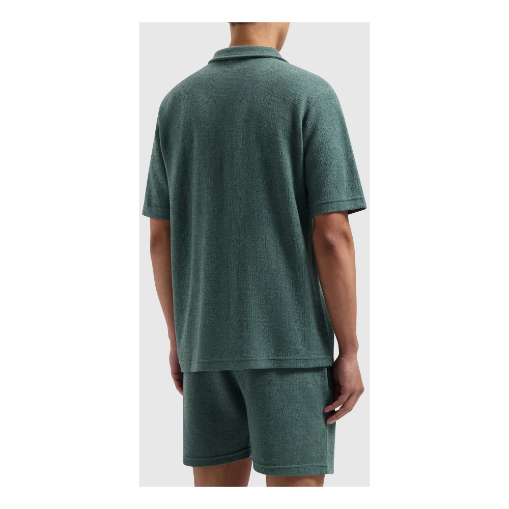 Pure Path Bouclé Shortsleeve T-Shirt Heren Groen Green Heren