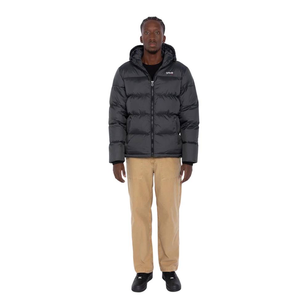 Schott NYC Winter Pufferjas Idaho2 Gray Heren