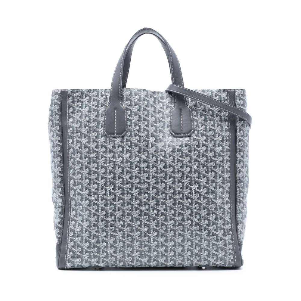 Goyard Vintage Women's Gray Pre-Owned Printed Tote Bag