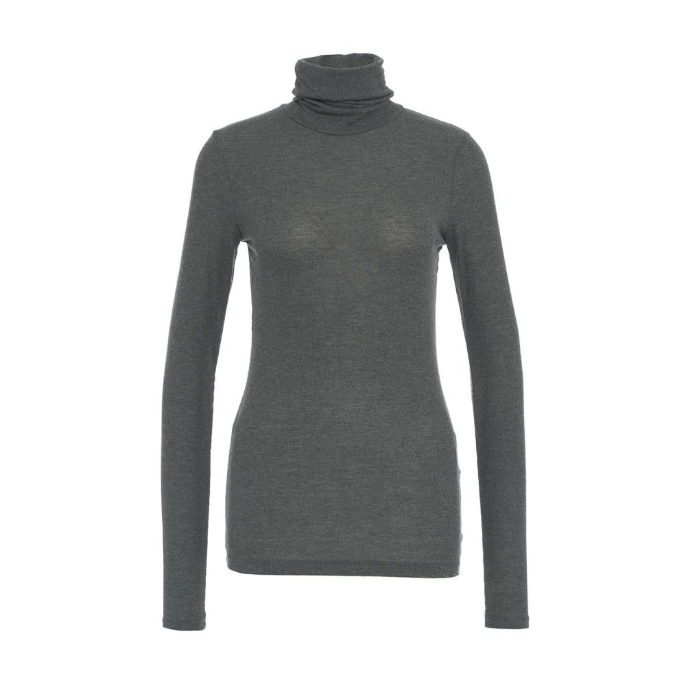 Closed Grijze Coltrui Gebreid Aw24 Gray Dames