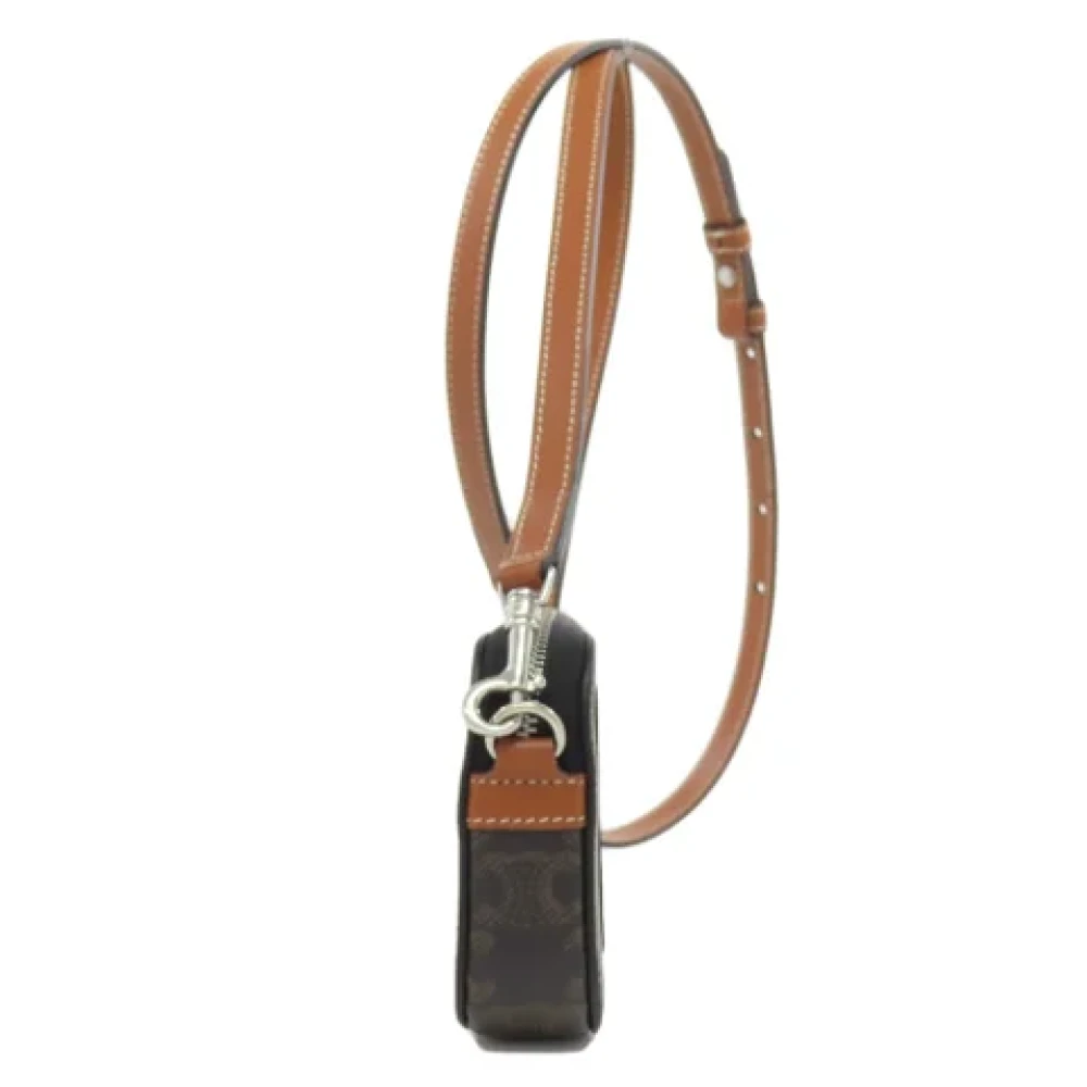 Celine Vintage Pre-owned Plastic celine-bags Brown Dames