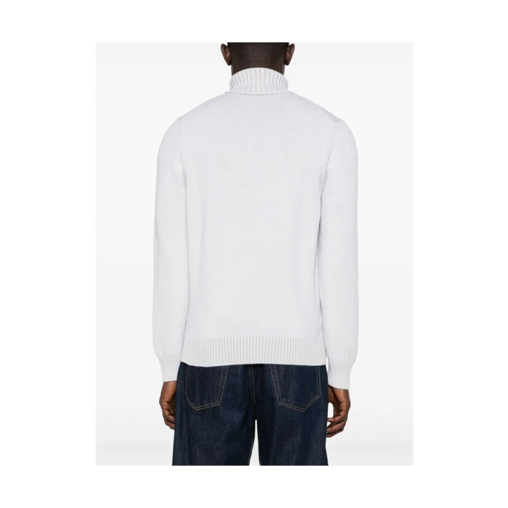 La Fileria Kasjmier Rolhals Sweater Beige Heren