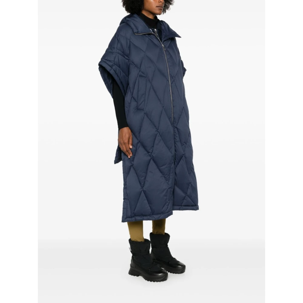 add Diamantgestikt Waterdichte Jas Blue Dames