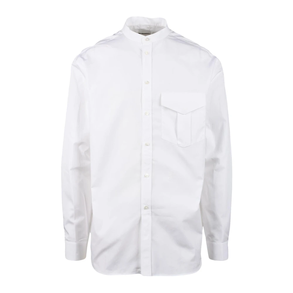 Jil Sander Overhemd White Heren