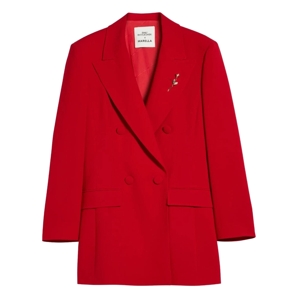 Marella Stijlvolle Taille Riem Accessoire Red Dames