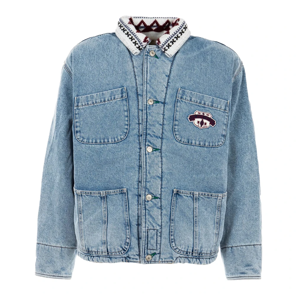 Diesel Heren Winter Denim Jack Blue Heren