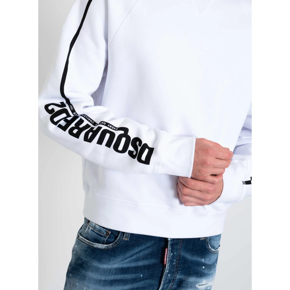 Dsquared2 Katoenen sweatshirt White Heren