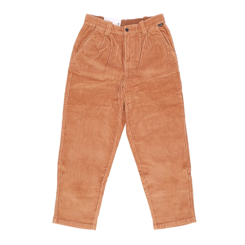 Element Oranje Chino Broek met Elastische Tailleband Orange Heren