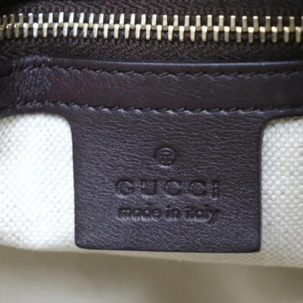 Gucci Vintage Pre-owned Canvas handbags Black Dames