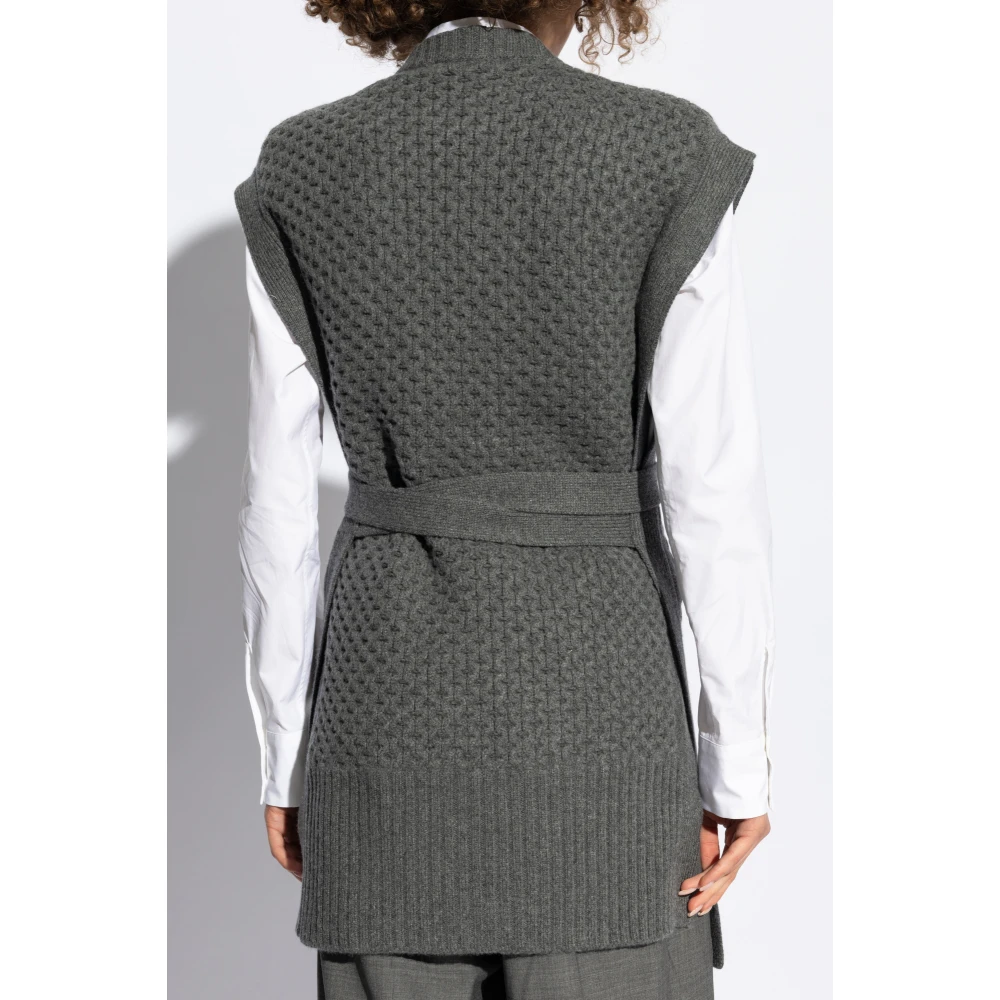 Fabiana Filippi Wollen vest Gray Dames