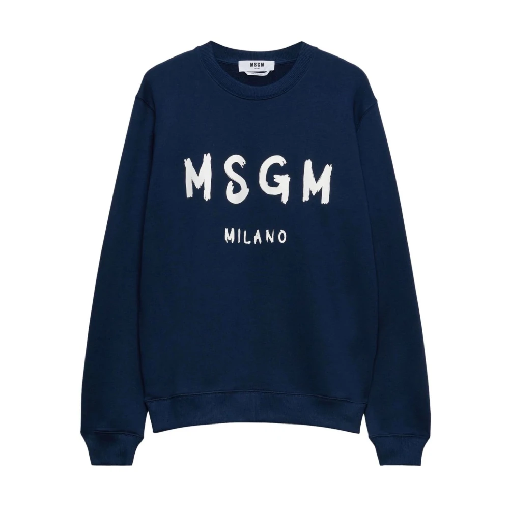 Msgm Stijlvolle Sweatshirts voor een Trendy Look Blue Heren