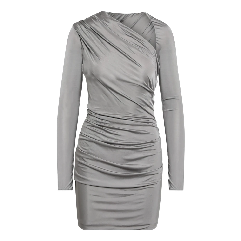 The Attico Korte Jurk Drop1 Gray Dames