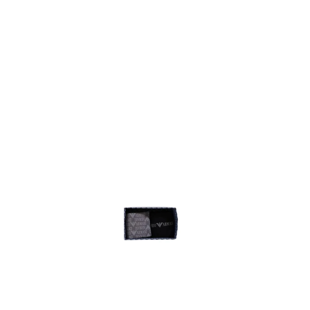 Emporio Armani Geometrisch Patroon Boxer Briefs 2Pack Black Heren