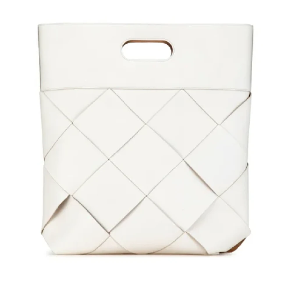 Bottega Veneta Vintage Pre-owned Leather handbags White Dames