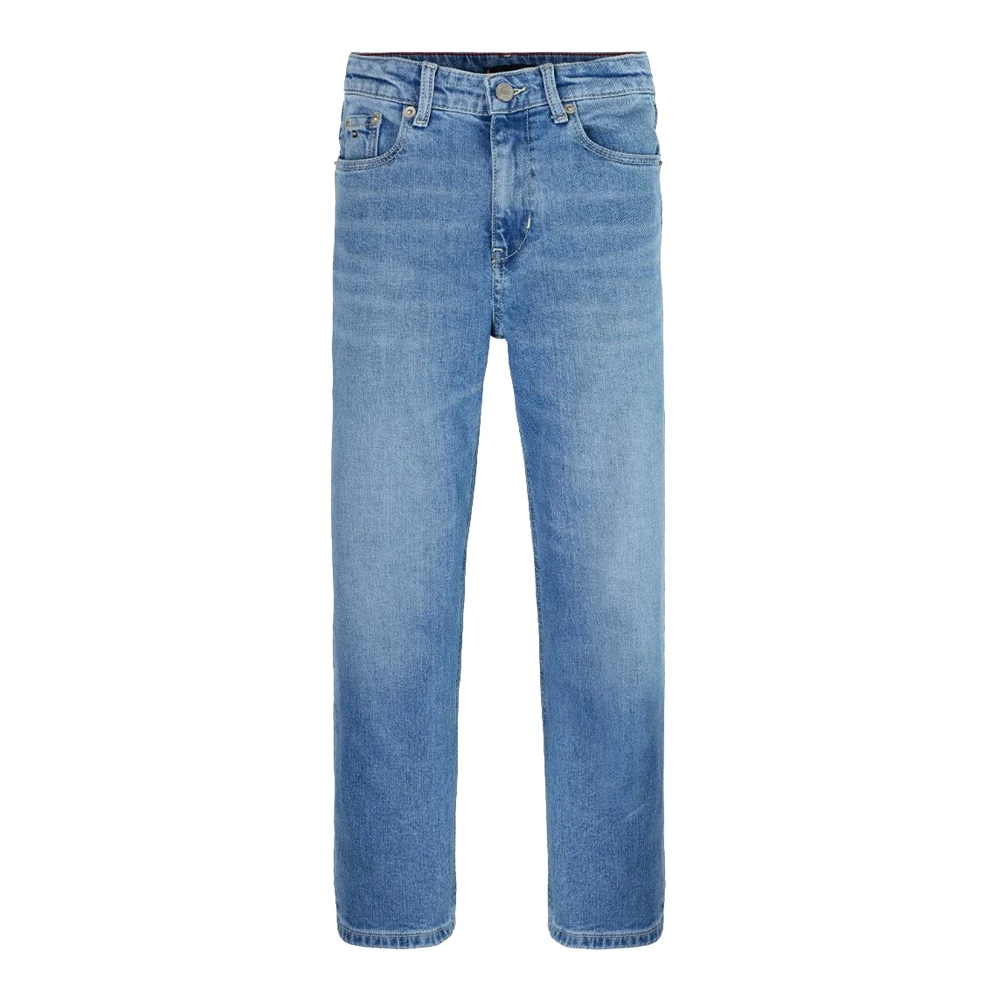 Tommy Hilfiger Baggy Wide Mid Wash Jeans Blue, Pojke